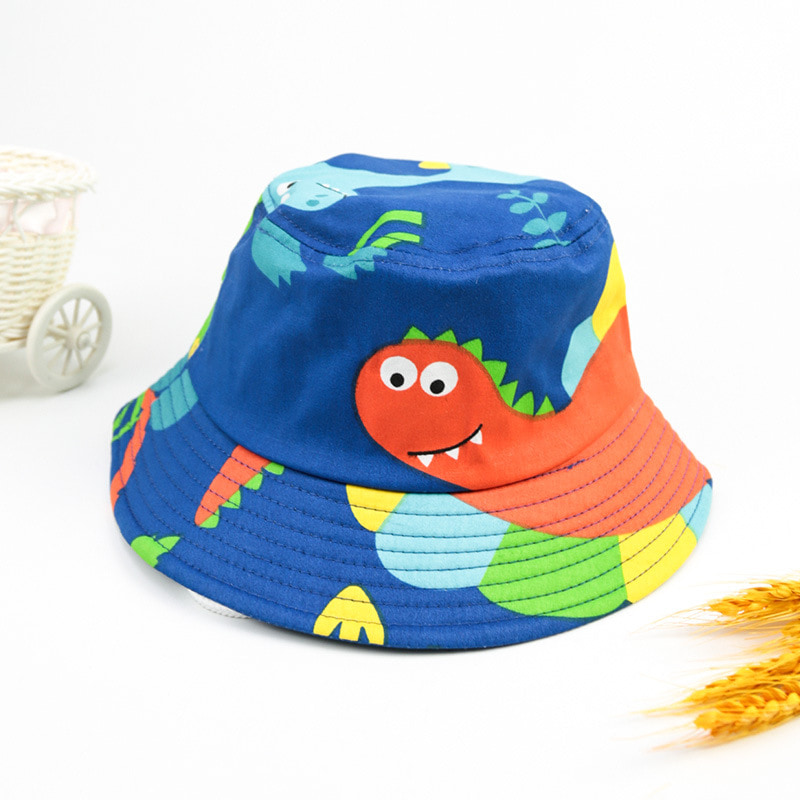 BK00008 2-4 ans Cartoon Sunblock enfants chapeau seau pour garçons et filles