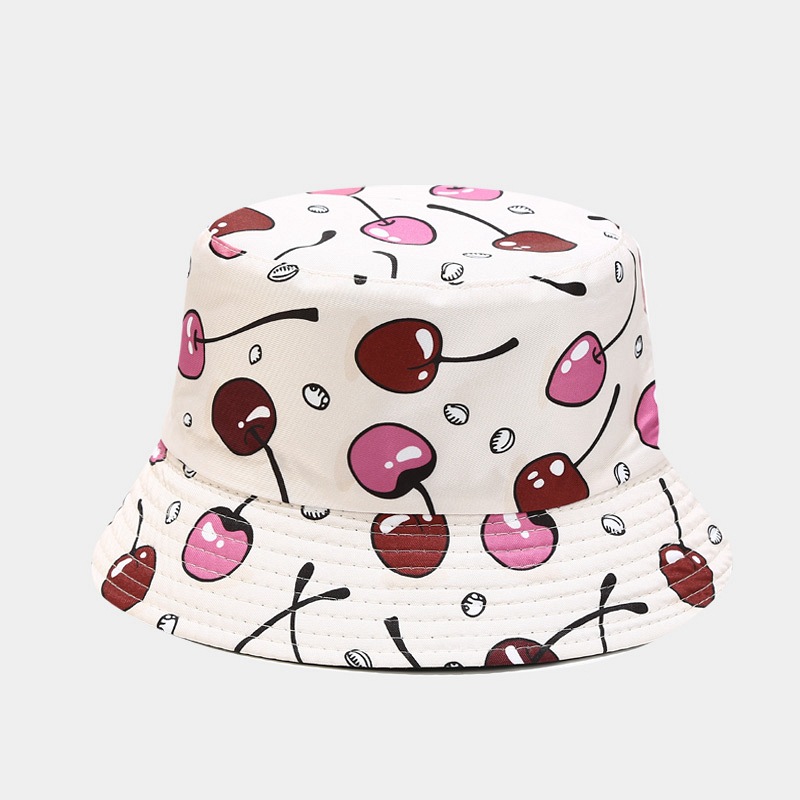 BK00073 Variété de chapeau de seau d'impression de fruits à double face