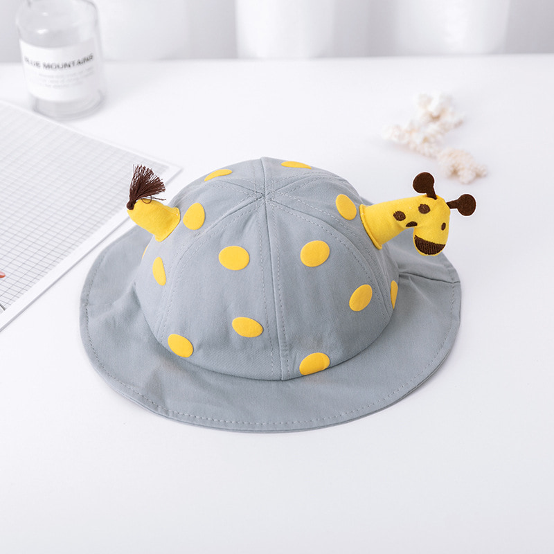 BK00013 Chapeau seau pour bébé pare-soleil girafe