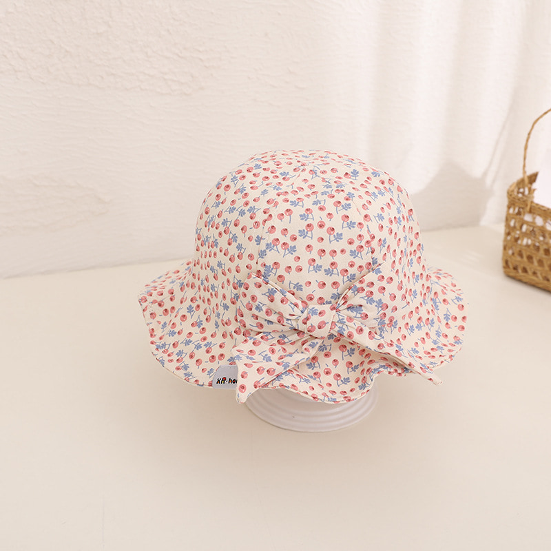 BK00016 Chapeau seau en coton pour fille mignonne 70 g