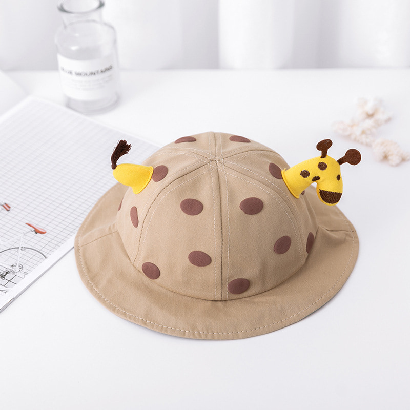 BK00013 Chapeau seau pour bébé pare-soleil girafe