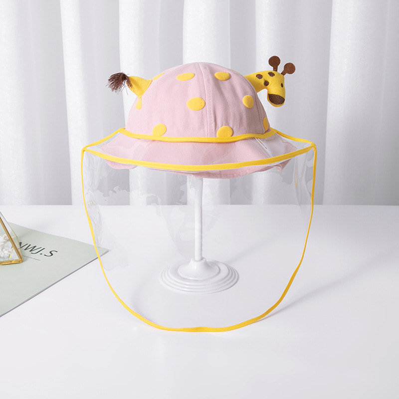 BK00013 Chapeau seau pour bébé pare-soleil girafe