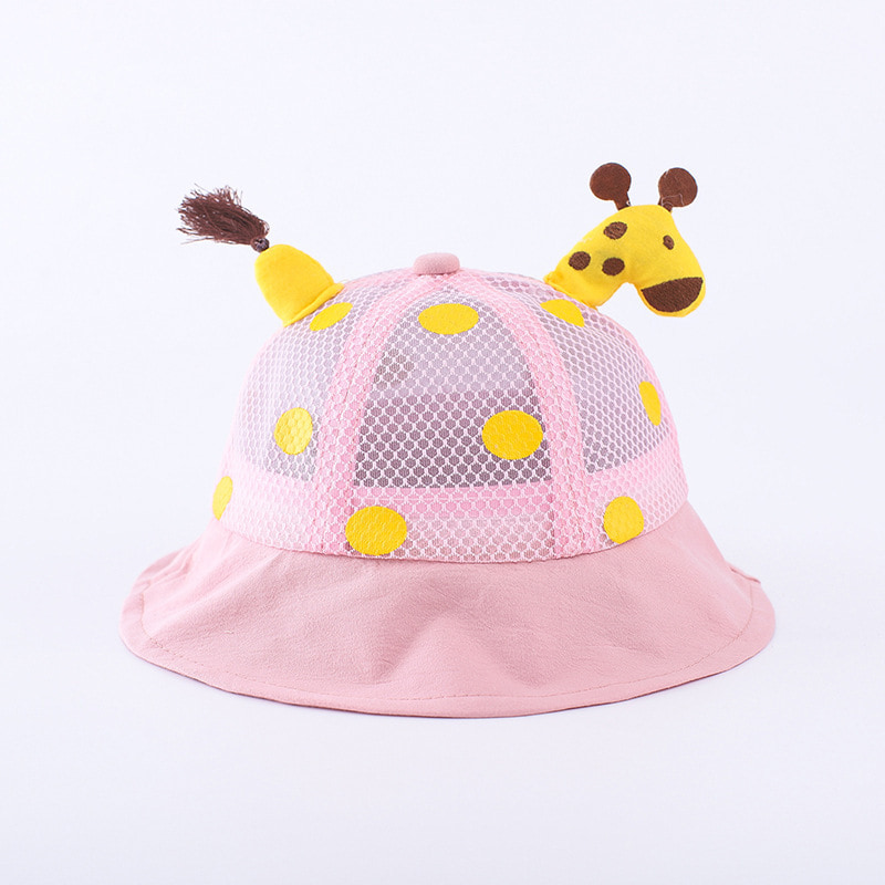 BK00013 Chapeau seau pour bébé pare-soleil girafe