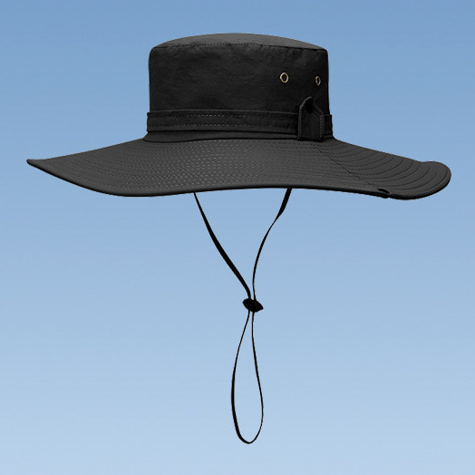 BK00028 Chapeau de protection solaire Big Eaves, chapeau de seau imperméable à séchage rapide