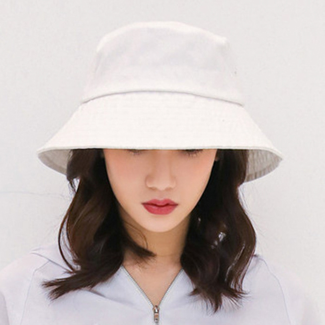 BK00029 Chapeaux seau en coton respirant avec écran solaire