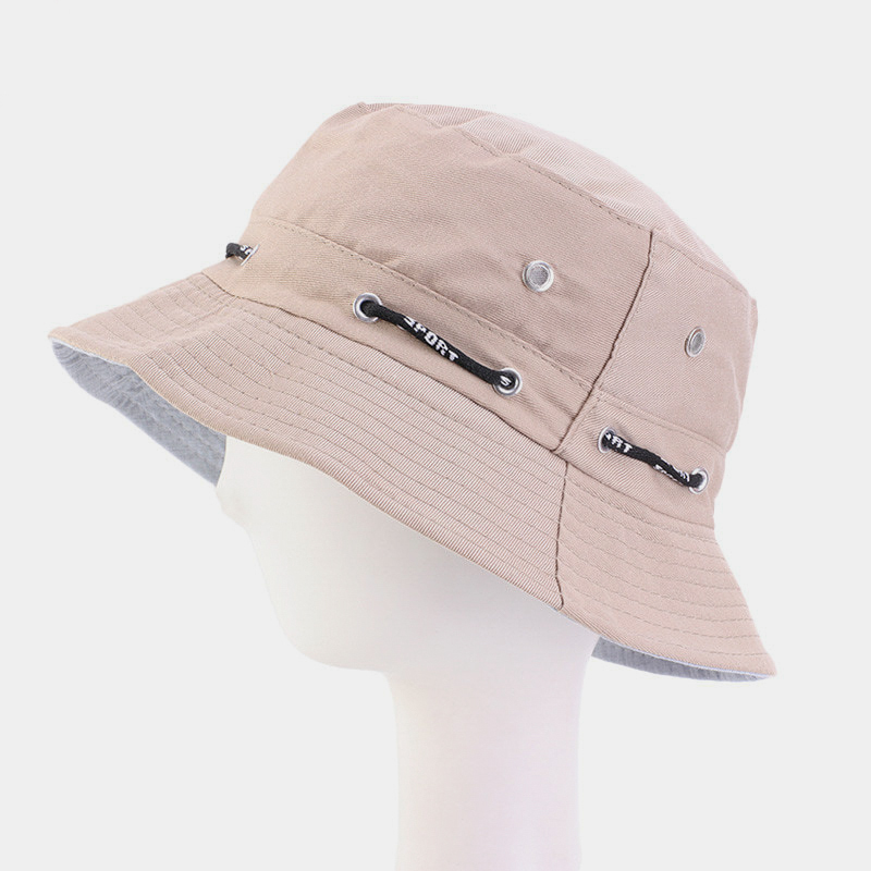 BK00031 Chapeau seau d'extérieur en coton léger pour hommes et femmes