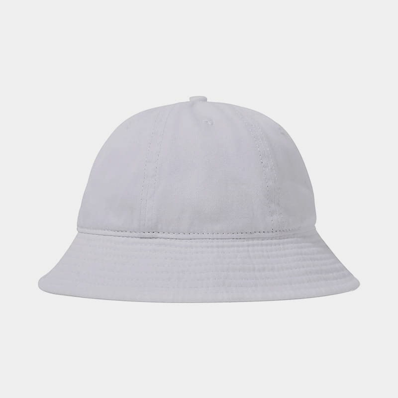 BK00050 Chapeaux seau en coton lavé de couleur unie