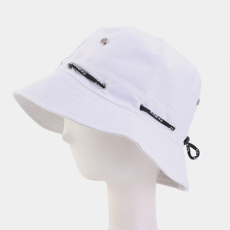 BK00031 Chapeau seau d'extérieur en coton léger pour hommes et femmes