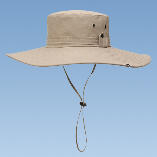 BK00028 Chapeau de protection solaire Big Eaves, chapeau de seau imperméable à séchage rapide