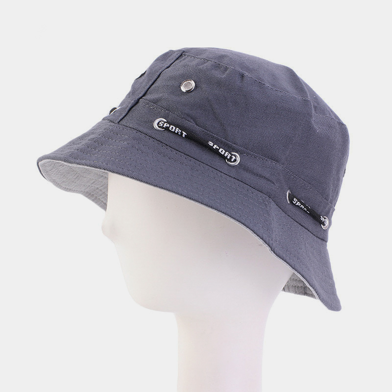 BK00031 Chapeau seau d'extérieur en coton léger pour hommes et femmes