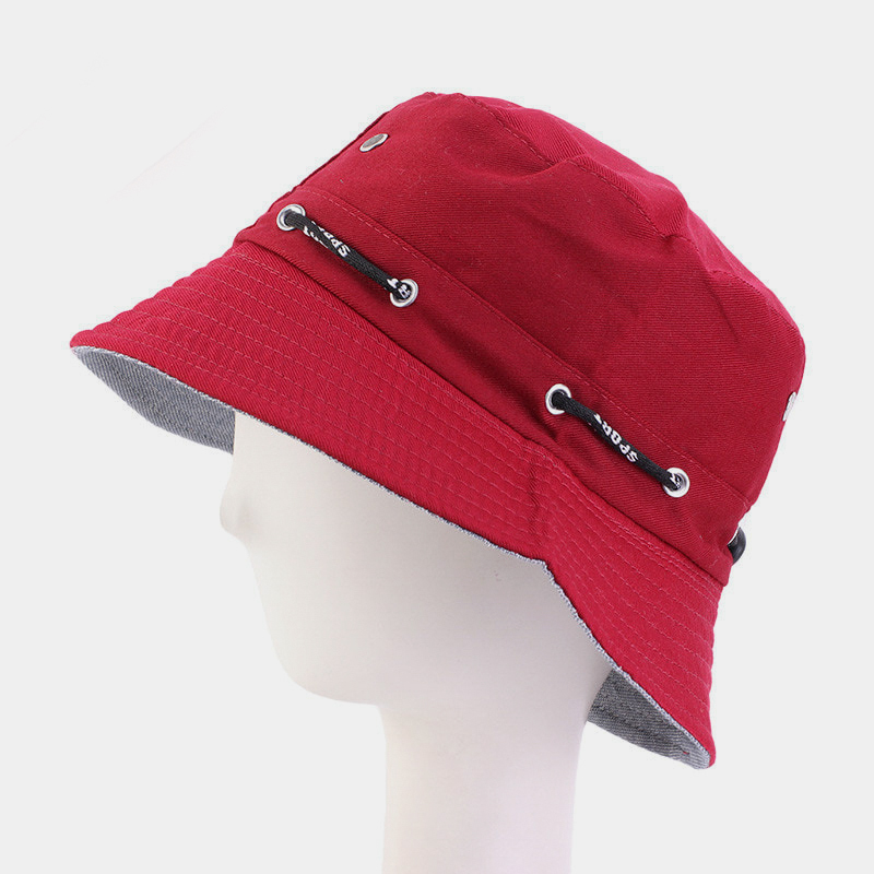 BK00031 Chapeau seau d'extérieur en coton léger pour hommes et femmes