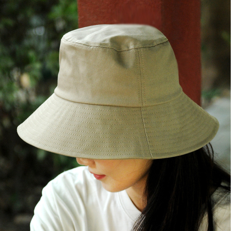 BK00029 Chapeaux seau en coton respirant avec écran solaire