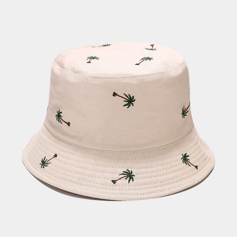 BK00061 Chapeau Bob Brodé Noix de Coco