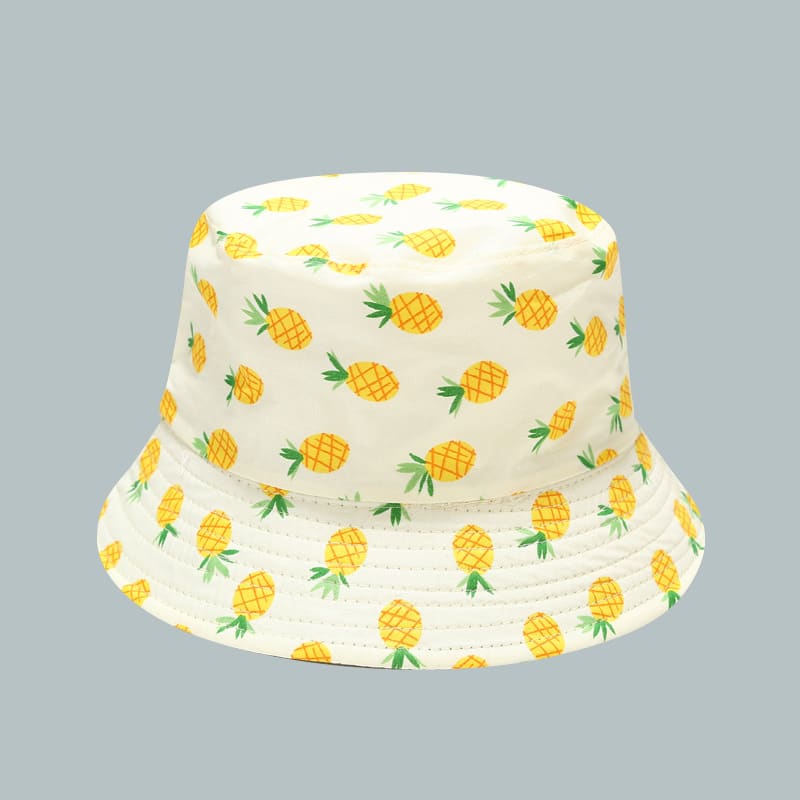 BK00070 Chapeau de seau pour bébé en plein air avec motif de dessin animé mignon