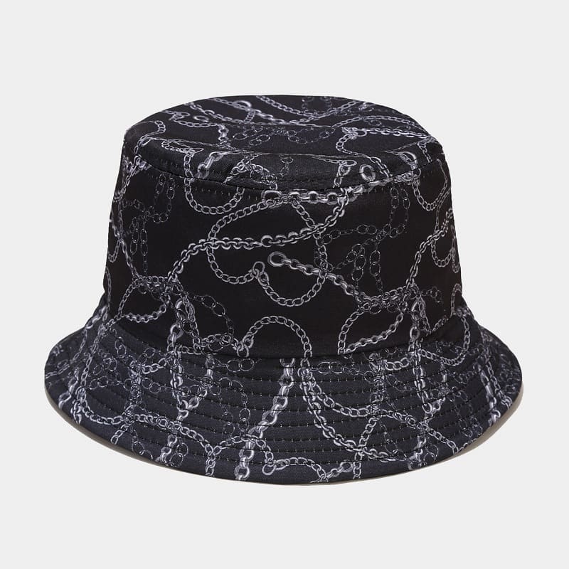 BK00067 Street Fashion hommes et femmes impression chapeau seau