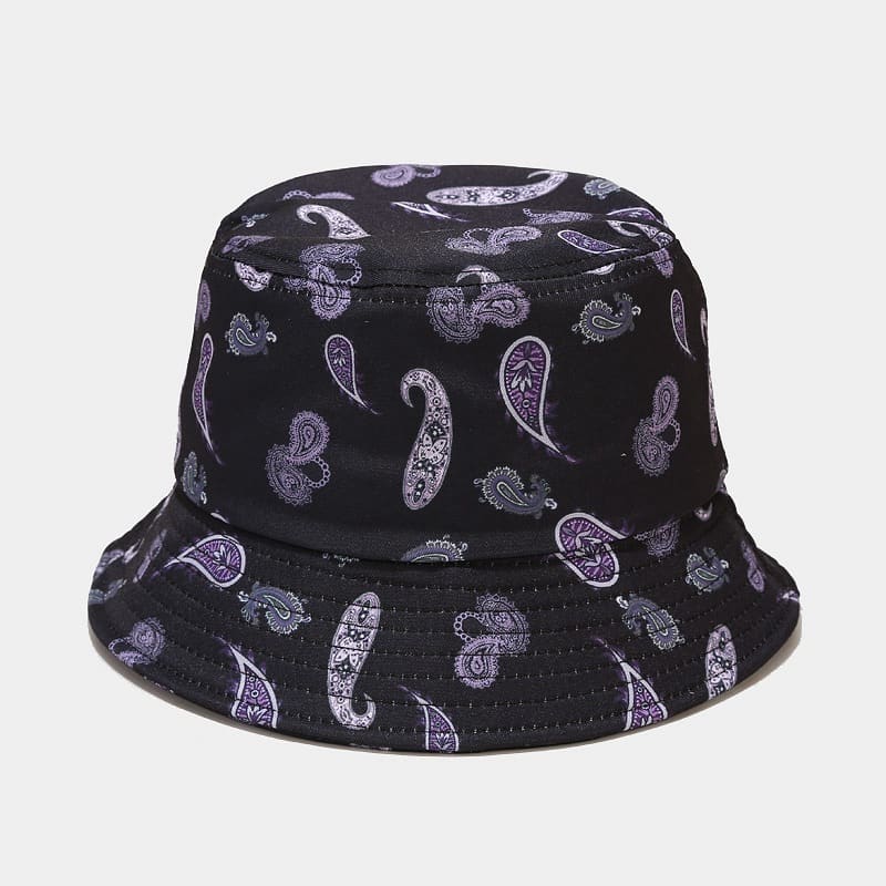 BK00067 Street Fashion hommes et femmes impression chapeau seau