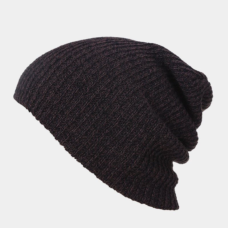 H00059 Bonnet tricoté adulte roulé