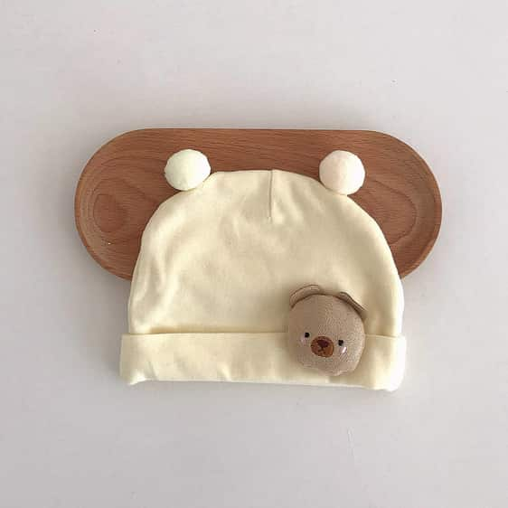 H00089 Modèles d'animaux mignons 0-8 mois Bonnet tricoté pour nouveau-né