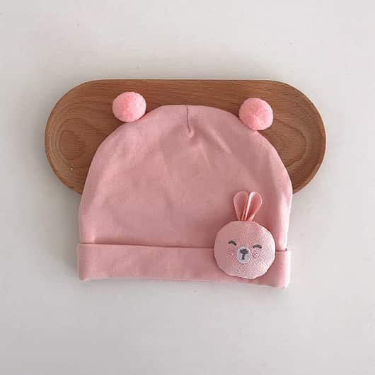 H00089 Modèles d'animaux mignons 0-8 mois Bonnet tricoté pour nouveau-né