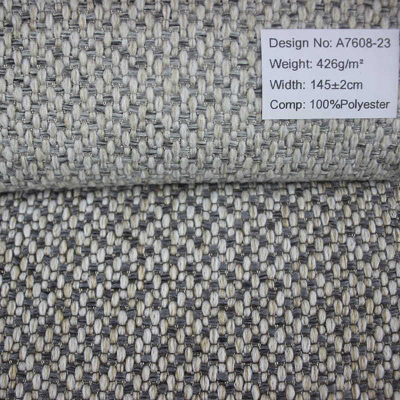 SM-A0006 Tissu de canapé en lin épaissi résistant à l'usure 100% polyester