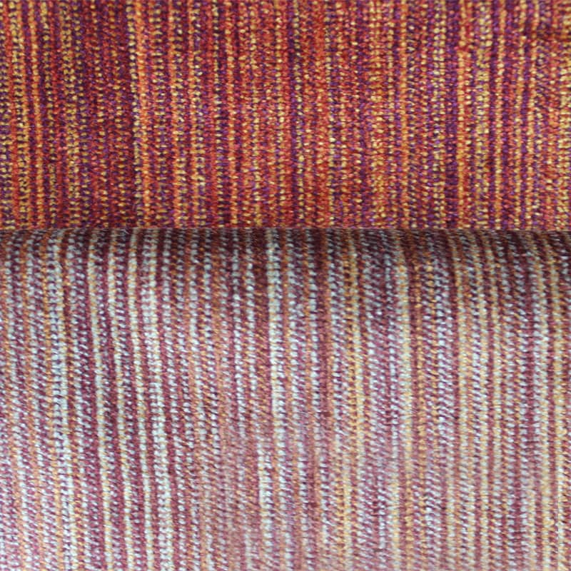 SM-A0037 Tissu de canapé en flanelle hollandaise à rayures de couleur velours