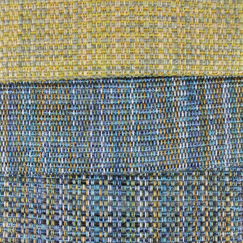 Tissu de canapé en lin imitation grille en bambou multicolore SM-A0036