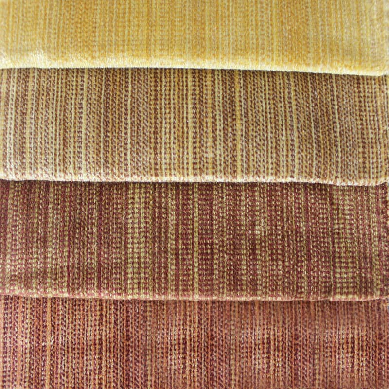 SM-A0037 Tissu de canapé en flanelle hollandaise à rayures de couleur velours