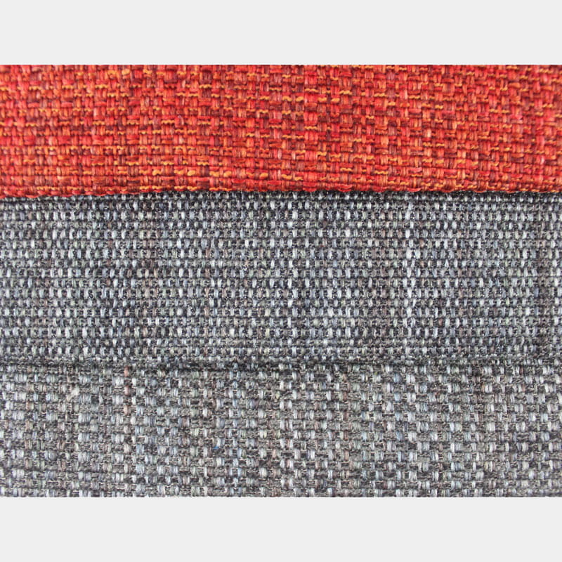 Tissu de canapé en lin imitation grille en bambou multicolore SM-A0036